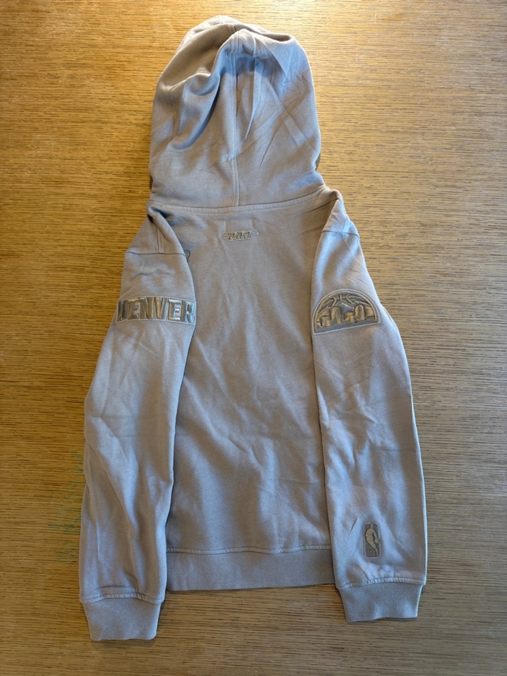 Pro Standard Denver Nuggets Taupe Hoodie Youth Medium NBA - Picture 6 of 6